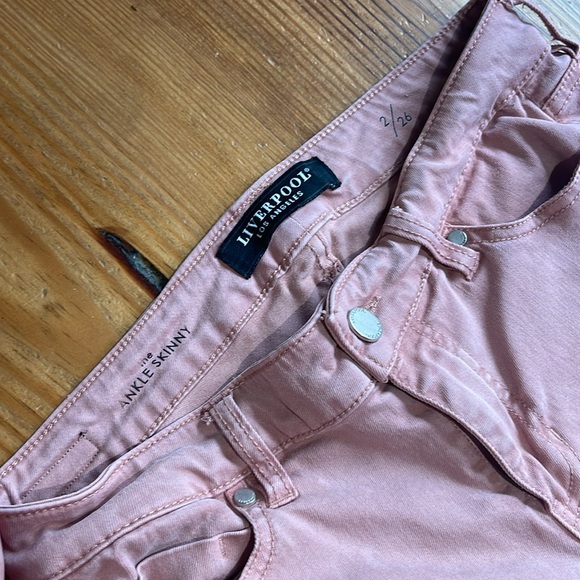 Liverpool Los Angeles “The Ankle Skinny” size 2/26 in Mauve Blush - Picture 3 of 7